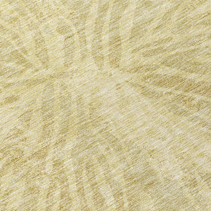 Homeroots 3' Modern Black Charcoal And Ivory Abstract Washable Indoor Outdoor Area Rug For Stylish Spaces 8' Round Polyester 588036