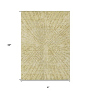 Homeroots 3' Modern Black Charcoal And Ivory Abstract Washable Indoor Outdoor Area Rug For Stylish Spaces 8' X 10' Polyester 588037