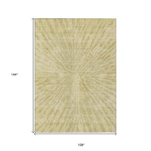 Homeroots 3' Modern Black Charcoal And Ivory Abstract Washable Indoor Outdoor Area Rug For Stylish Spaces 9' X 12' Polyester 588038