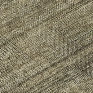 Homeroots 3' Washable Indoor Outdoor Area Rug - Stylish Striped Design For High Traffic Spaces & Versatile Use 8' Round Polyester 588078