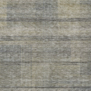 Homeroots 3' Washable Indoor Outdoor Area Rug - Stylish Striped Design For High Traffic Spaces & Versatile Use 10' X 14' Polyester 588093