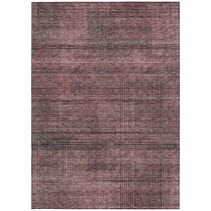 Homeroots 3' Washable Indoor Outdoor Area Rug - Stylish Striped Design For High Traffic Spaces & Versatile Use 3' X 5' Polyester 588094