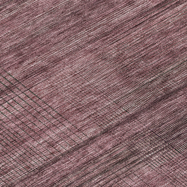 Homeroots 3' Washable Indoor Outdoor Area Rug - Stylish Striped Design For High Traffic Spaces & Versatile Use 8' Round Polyester 588096