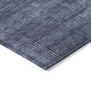 Homeroots 3' Washable Indoor Outdoor Area Rug - Stylish Striped Design For High Traffic Spaces & Versatile Use 3' X 5' Polyester 588100