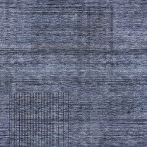 Homeroots 3' Washable Indoor Outdoor Area Rug - Stylish Striped Design For High Traffic Spaces & Versatile Use 9' X 12' Polyester 588104