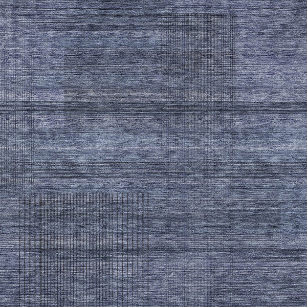 Homeroots 3' Washable Indoor Outdoor Area Rug - Stylish Striped Design For High Traffic Spaces & Versatile Use 9' X 12' Polyester 588104