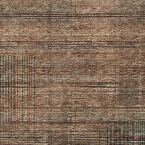 Homeroots 3' Washable Indoor Outdoor Area Rug - Stylish Striped Design For High Traffic Spaces & Versatile Use 8' X 10' Polyester 588115