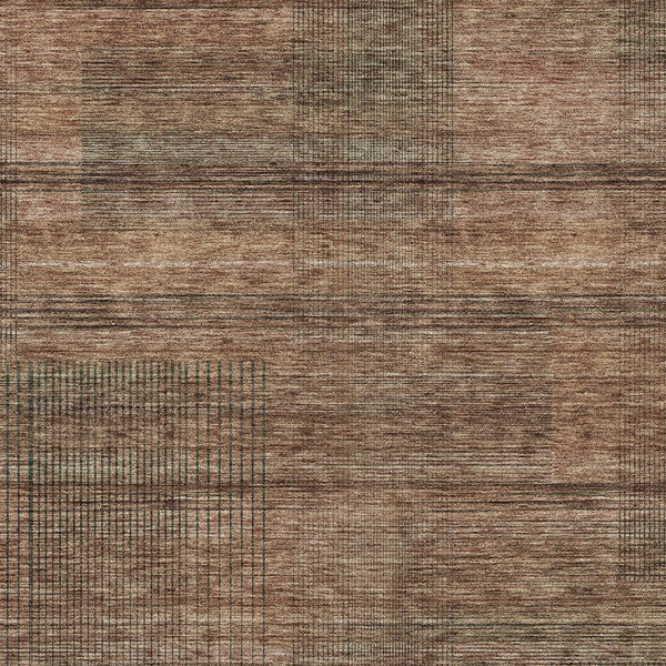 Homeroots 3' Washable Indoor Outdoor Area Rug - Stylish Striped Design For High Traffic Spaces & Versatile Use 10' X 14' Polyester 588117