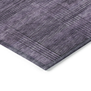Homeroots 3' Washable Indoor Outdoor Area Rug - Stylish Striped Design For High Traffic Spaces & Versatile Use 8' X 10' Polyester 588121