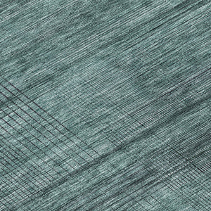 Homeroots 3' Washable Indoor Outdoor Area Rug - Stylish Striped Design For High Traffic Spaces & Versatile Use 8' Round Polyester 588126