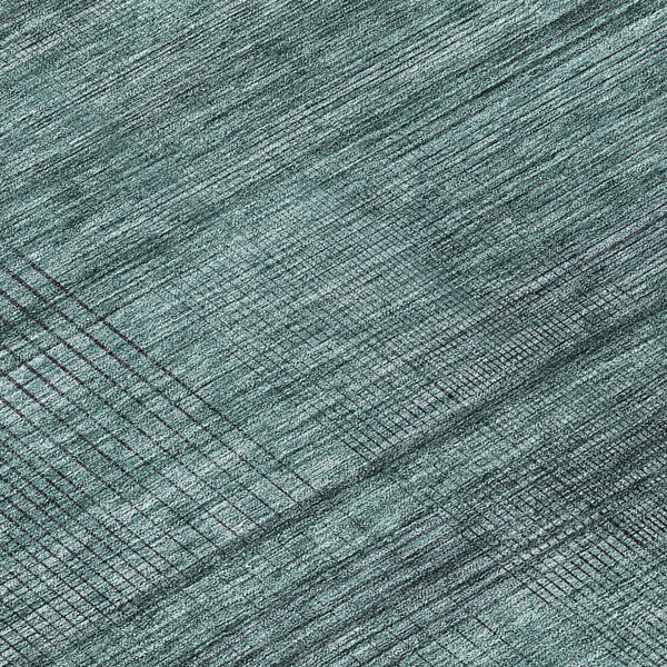 Homeroots 3' Washable Indoor Outdoor Area Rug - Stylish Striped Design For High Traffic Spaces & Versatile Use 8' Round Polyester 588126