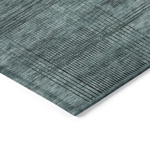 Homeroots 3' Washable Indoor Outdoor Area Rug - Stylish Striped Design For High Traffic Spaces & Versatile Use 10' X 14' Polyester 588129