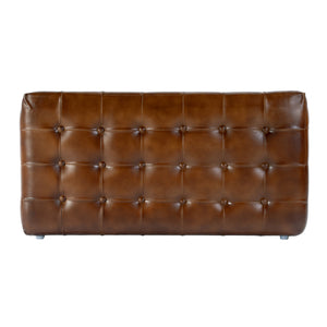 Butler Specialty Butler Kingston 36" Leather Upholstered Accent Bench - Stylish Tufted Design For Any Space Brown Leather,Manufactured Wood 5881344-butler
