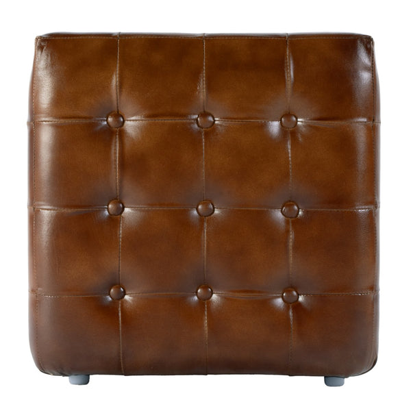 Butler Specialty Butler Kingston 36" Leather Upholstered Accent Bench - Stylish Tufted Design For Any Space Brown Leather,Manufactured Wood 5881344-butler