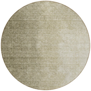 Homeroots 3' Abstract Washable Indoor Outdoor Area Rug In Brown Beige And Taupe - Stylish, Durable, Versatile Decor 8' Round Polyester 588210