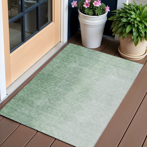 Homeroots 3' Abstract Washable Indoor Outdoor Area Rug In Brown Beige And Taupe - Stylish, Durable, Versatile Decor 3' X 5' Polyester 588220