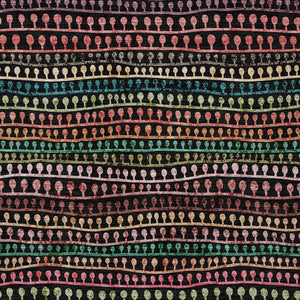 Homeroots 3' Black Green And Gold Striped Washable Area Rug - Stylish Indoor/Outdoor Design For Modern Spaces 3' X 5' Polyester 588238