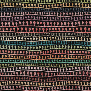 Homeroots 3' Black Green And Gold Striped Washable Area Rug - Stylish Indoor/Outdoor Design For Modern Spaces 10' X 14' Polyester 588243