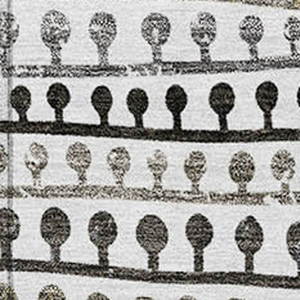 Homeroots 3' Black Green And Gold Striped Washable Area Rug - Stylish Indoor/Outdoor Design For Modern Spaces 3' X 5' Polyester 588244