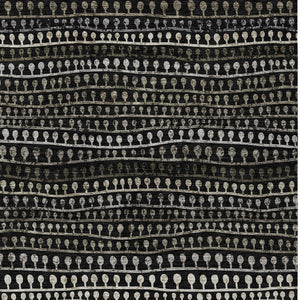 Homeroots 3' Black Green And Gold Striped Washable Area Rug - Stylish Indoor/Outdoor Design For Modern Spaces 3' X 5' Polyester 588250