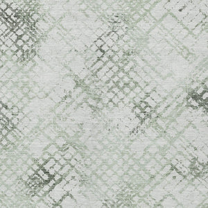 Homeroots 3' Stylish Navy Blue And Sky Blue Geometric Washable Area Rug For Indoor And Outdoor Spaces 8' X 10' Polyester 588265