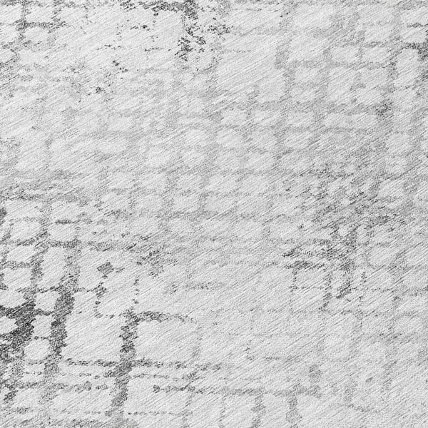 Homeroots 3' Stylish Navy Blue And Sky Blue Geometric Washable Area Rug For Indoor And Outdoor Spaces 8' Round Polyester 588270