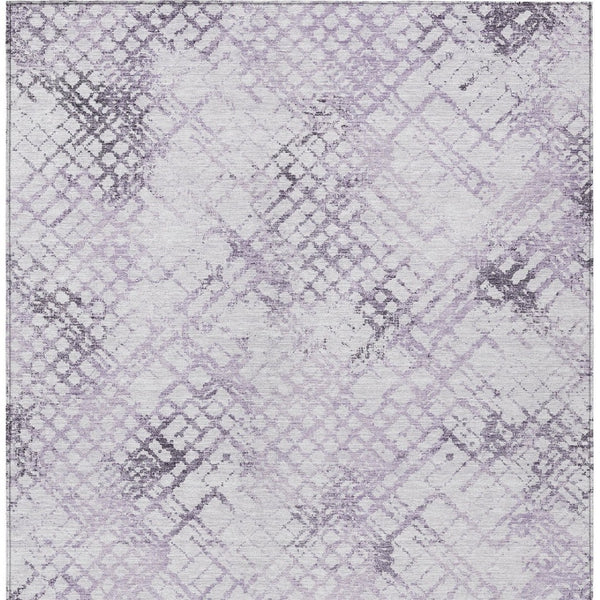 Homeroots 3' Stylish Navy Blue And Sky Blue Geometric Washable Area Rug For Indoor And Outdoor Spaces 3' X 5' Polyester 588274