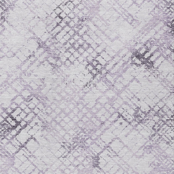 Homeroots 3' Stylish Navy Blue And Sky Blue Geometric Washable Area Rug For Indoor And Outdoor Spaces 3' X 5' Polyester 588274