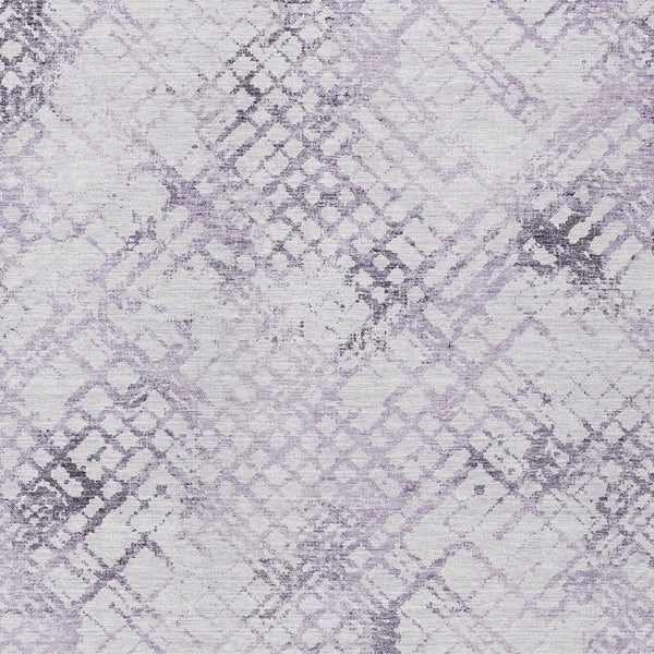 Homeroots 3' Stylish Navy Blue And Sky Blue Geometric Washable Area Rug For Indoor And Outdoor Spaces 9' X 12' Polyester 588278