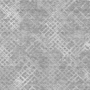 Homeroots 3' Stylish Beige Tan And Ivory Geometric Washable Area Rug For Indoor And Outdoor Spaces 3' X 5' Polyester 588310