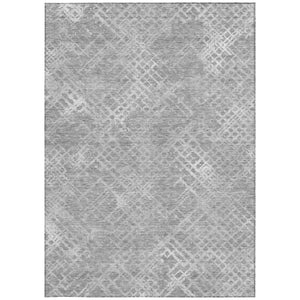 Homeroots 3' Stylish Beige Tan And Ivory Geometric Washable Area Rug For Indoor And Outdoor Spaces 10' X 14' Polyester 588315