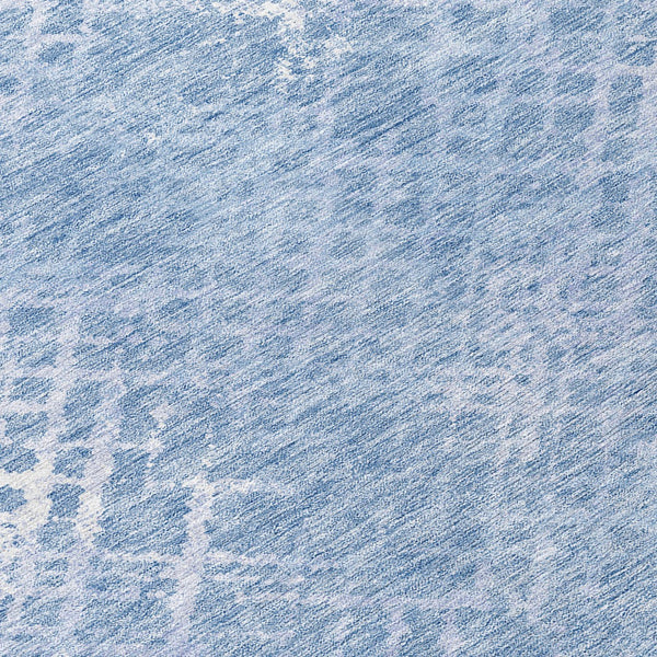 Homeroots 3' Stylish Beige Tan And Ivory Geometric Washable Area Rug For Indoor And Outdoor Spaces 8' Round Polyester 588324