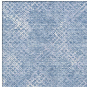 Homeroots 3' Stylish Beige Tan And Ivory Geometric Washable Area Rug For Indoor And Outdoor Spaces 8' X 10' Polyester 588325