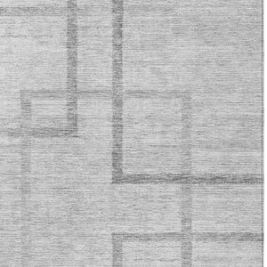 Homeroots 3' Artichoke Green Geometric Washable Area Rug - Stylish Indoor/Outdoor Accent For Any Space 8' X 10' Polyester 588411