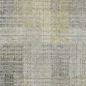 Homeroots 3' Abstract Washable Indoor Outdoor Area Rug In Green, Gold, And Teal – Stylish & Durable Decor 3' X 5' Polyester 588438