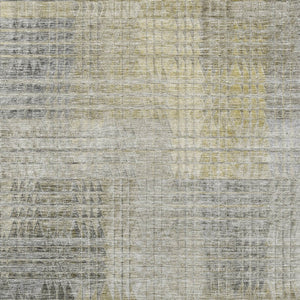 Homeroots 3' Abstract Washable Indoor Outdoor Area Rug In Green, Gold, And Teal – Stylish & Durable Decor 8' X 10' Polyester 588441