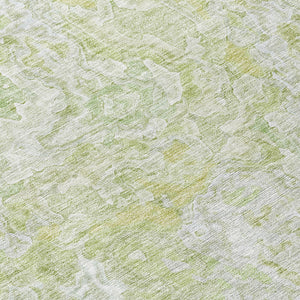 Homeroots 3' Beige Tan And Taupe Abstract Washable Area Rug For Indoor And Outdoor Spaces, Durable Design 8' Round Polyester 588464