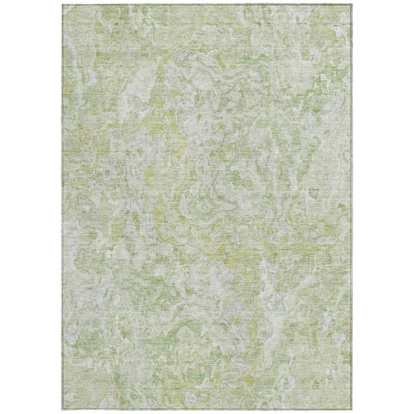 Homeroots 3' Beige Tan And Taupe Abstract Washable Area Rug For Indoor And Outdoor Spaces, Durable Design 10' X 14' Polyester 588467