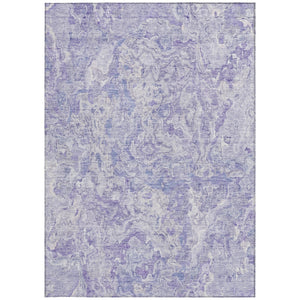 Homeroots 3' Beige Tan And Taupe Abstract Washable Area Rug For Indoor And Outdoor Spaces, Durable Design 5' X 8' Polyester 588475