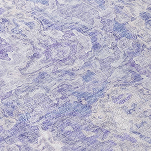 Homeroots 3' Beige Tan And Taupe Abstract Washable Area Rug For Indoor And Outdoor Spaces, Durable Design 8' Round Polyester 588476