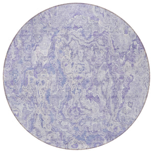 Homeroots 3' Beige Tan And Taupe Abstract Washable Area Rug For Indoor And Outdoor Spaces, Durable Design 8' Round Polyester 588476