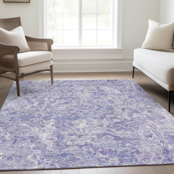 Homeroots 3' Beige Tan And Taupe Abstract Washable Area Rug For Indoor And Outdoor Spaces, Durable Design 10' X 14' Polyester 588479