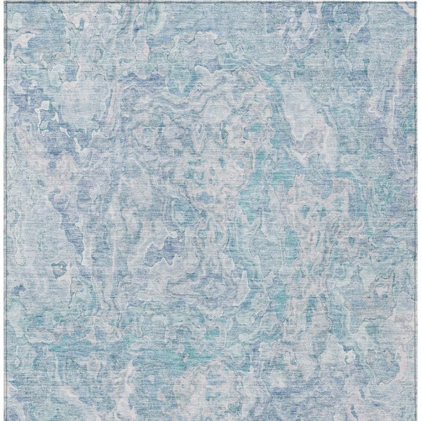 Homeroots 3' Beige Tan And Taupe Abstract Washable Area Rug For Indoor And Outdoor Spaces, Durable Design 5' X 8' Polyester 588481