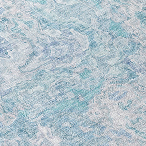 Homeroots 3' Beige Tan And Taupe Abstract Washable Area Rug For Indoor And Outdoor Spaces, Durable Design 8' Round Polyester 588482