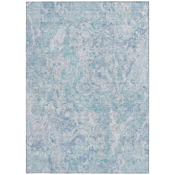 Homeroots 3' Beige Tan And Taupe Abstract Washable Area Rug For Indoor And Outdoor Spaces, Durable Design 8' X 10' Polyester 588483