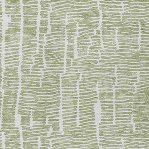 Homeroots 3' Artichoke Green And Ivory Abstract Washable Rug For Indoor And Outdoor Spaces, Stain-resistant Design 5' X 8' Polyester 588487