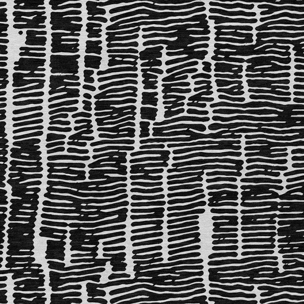 Homeroots 3' Artichoke Green And Ivory Abstract Washable Rug For Indoor And Outdoor Spaces, Stain-resistant Design 10' X 14' Polyester 588497