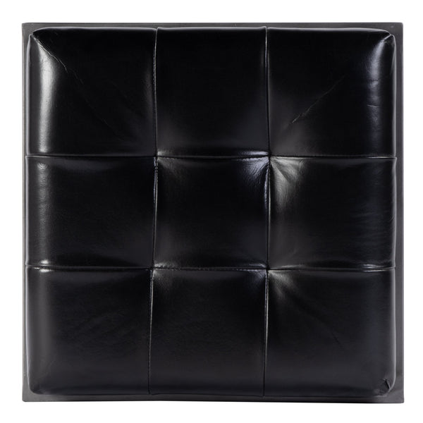 Butler Specialty Butler Stylish Leather & Iron Backless Counter Stool – 26" Height, Modern Design For Home Bars & Kitchens Black Iron,Leather,Plywood 5885034-butler