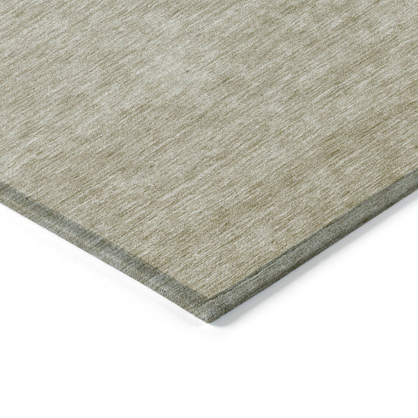 Homeroots 3' Beige Tan And Taupe Ombre Washable Area Rug - Stylish Design For Indoor And Outdoor Spaces 5' X 8' Polyester 588541