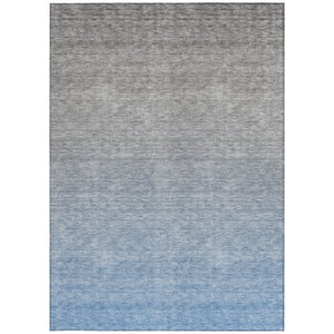 Homeroots 3' Beige Tan And Taupe Ombre Washable Area Rug - Stylish Design For Indoor And Outdoor Spaces 3' X 5' Polyester 588546